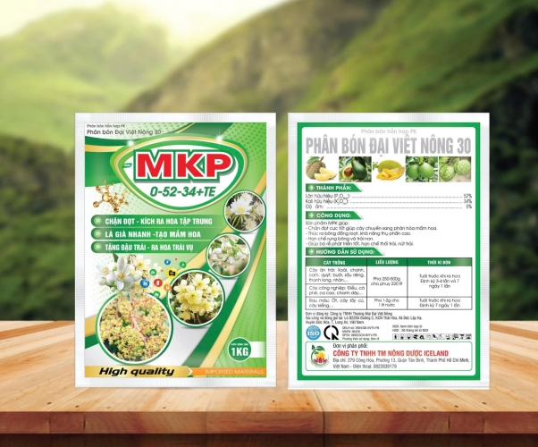 🌸 MKP 0-52-34+TE – Phân bón chuyên dùng cho giai đoạn ra hoa, đậu trái 🌸